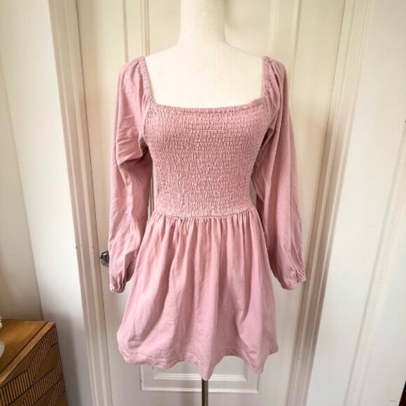 FREE PEOPLE FP BEACH Colette Convertible Mini Dusty Himalayan Pink Dress Size M - Picture 2 of 12